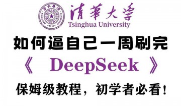 清华大学DeepSeek从入门到精通视频课程+PDF课程合集